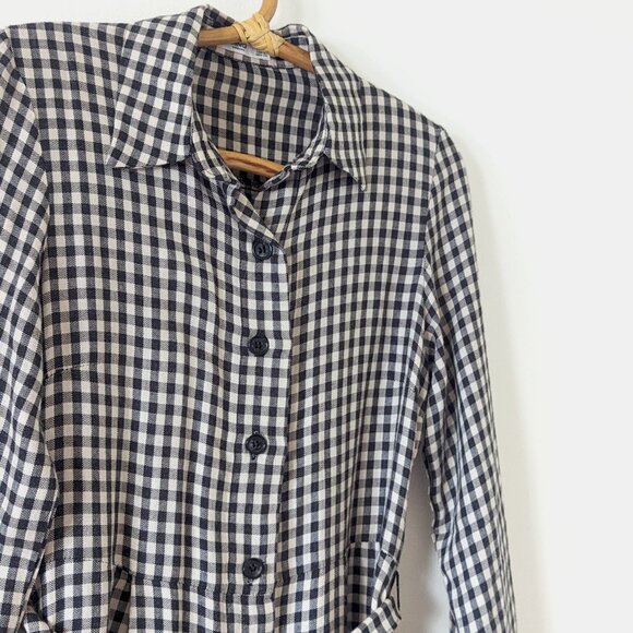 Mango Gingham Midi Dress - Picture 2 of 3